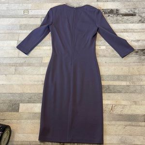 St John purple knit dress size 0